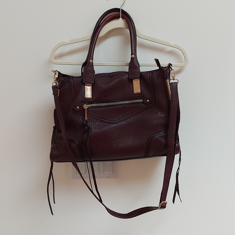 ALDO dark burgundy crossbody shoulder bag